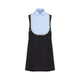 Prada Black Taffeta Mini Dress