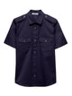 Prada Short-Sleeve Uniform Shirt