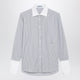 Prada Skyblue Striped Cotton Shirt