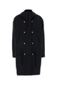 Prada Navy Blue Mohair Blend Overcoat