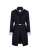 Prada Prada Coat With Jewel Embroidery