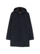 Herno Blue Polyamide Polyester Elastane Coat