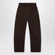 Lemaire Brown Cotton Trousers With Belt