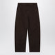 Lemaire Brown Cotton Trousers With Belt