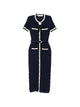 Self-Portrait Self-Portrait Belted Bow-Detail Midi Dress