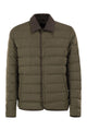 Herno Quilted Down Jacket With Shirt Collar