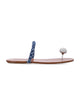 Pedro Garcia Pedro García Pipa Pavé Cabochon Denim Sandals