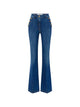 Elisabetta Franchi Flared Leg Denim Jeans