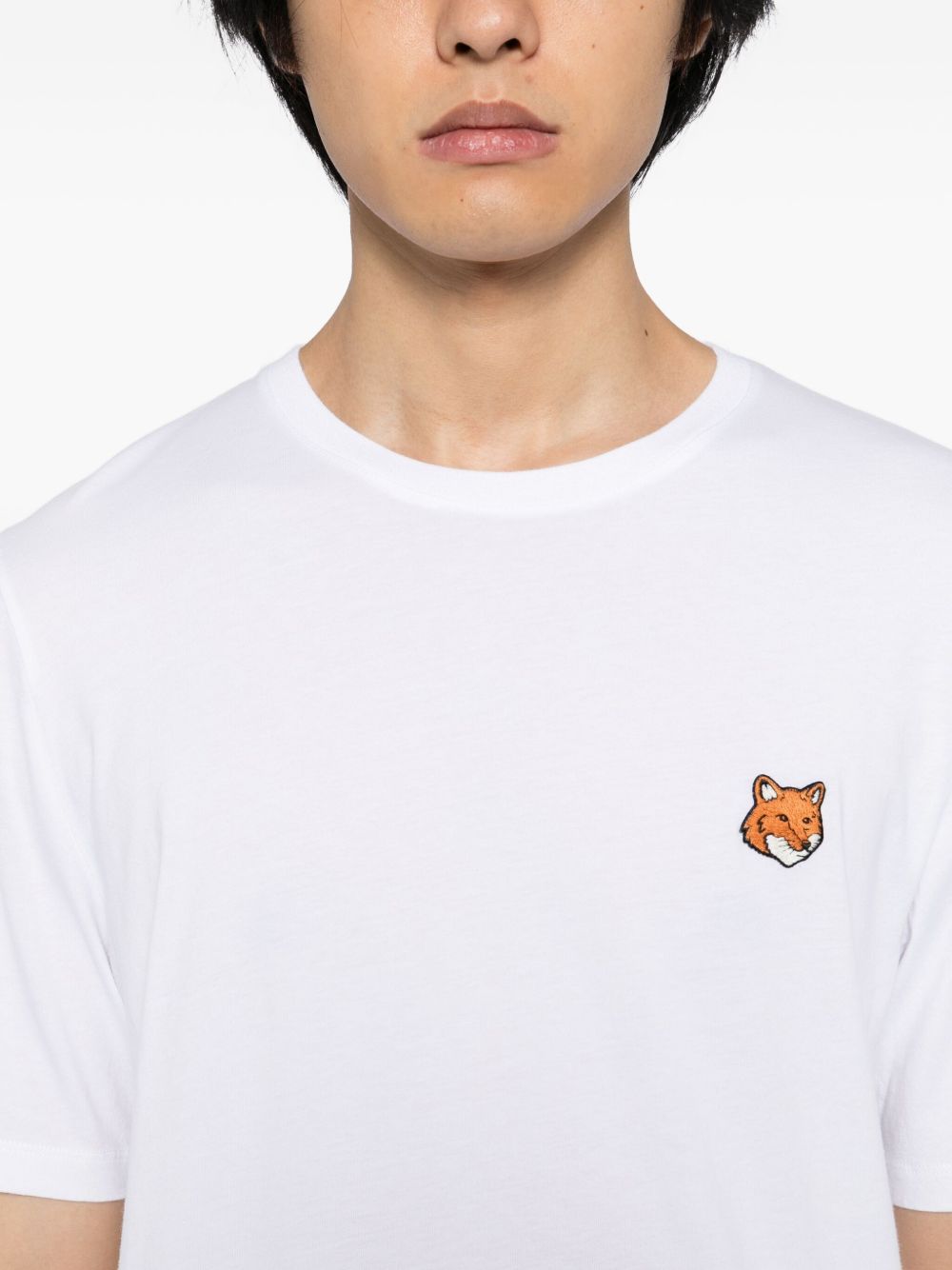 Maison Kitsuné Fox Head Cotton T-Shirt
