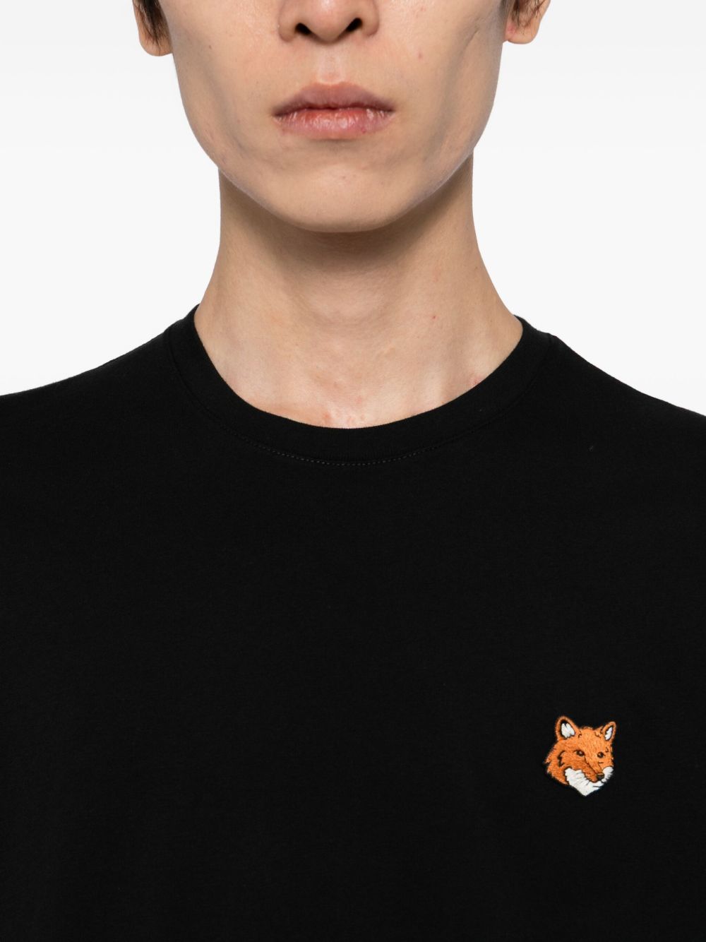 Maison Kitsuné Fox Head Cotton T-Shirt