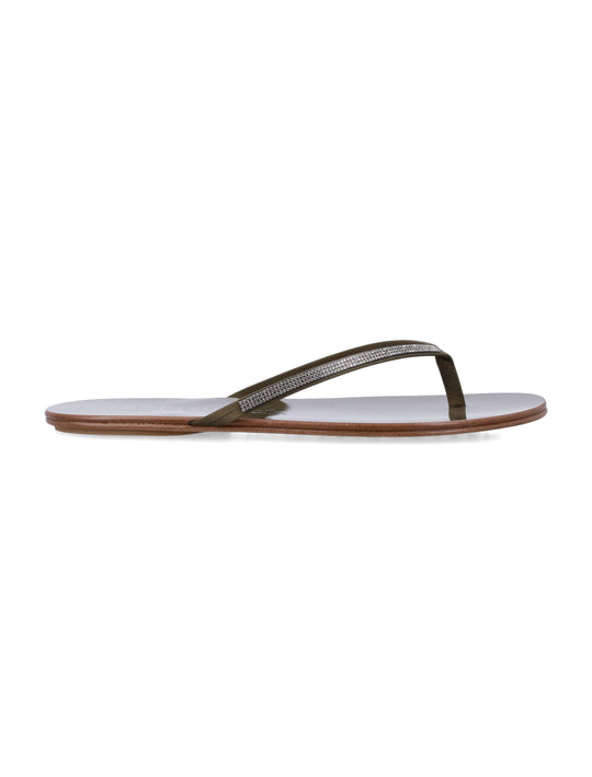 Pedro Garcia Pedro García Prune Satin Crystal Sandals