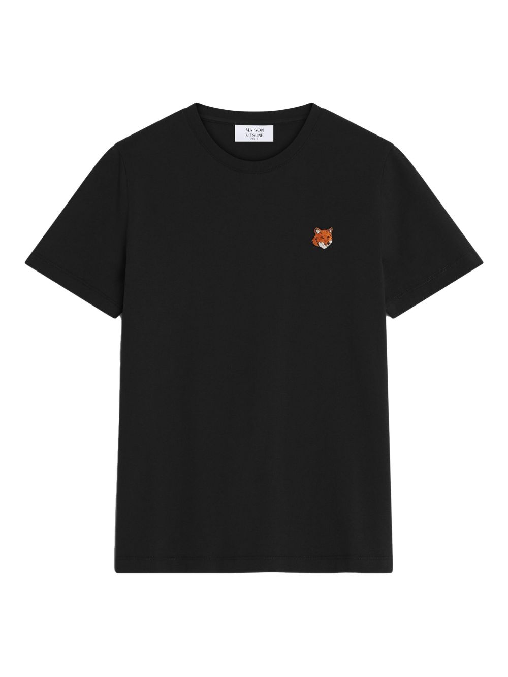 Maison Kitsuné Black Cotton T-Shirt