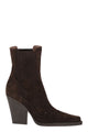 Paris Texas Dallas Embroidered Ankle Boot 100 - Suede Western Ankle Boots