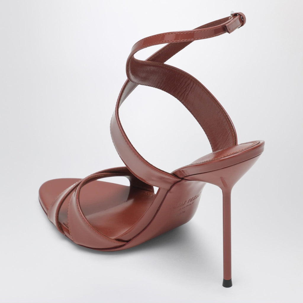 Paris Texas Lidia Sandals In Desert Rose Patent Leather