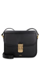 A.p.c. Black Leather Small Grace Crossbody Bag