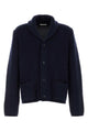 The Row Navy Blue Cashmere And Cotton For Cardigan