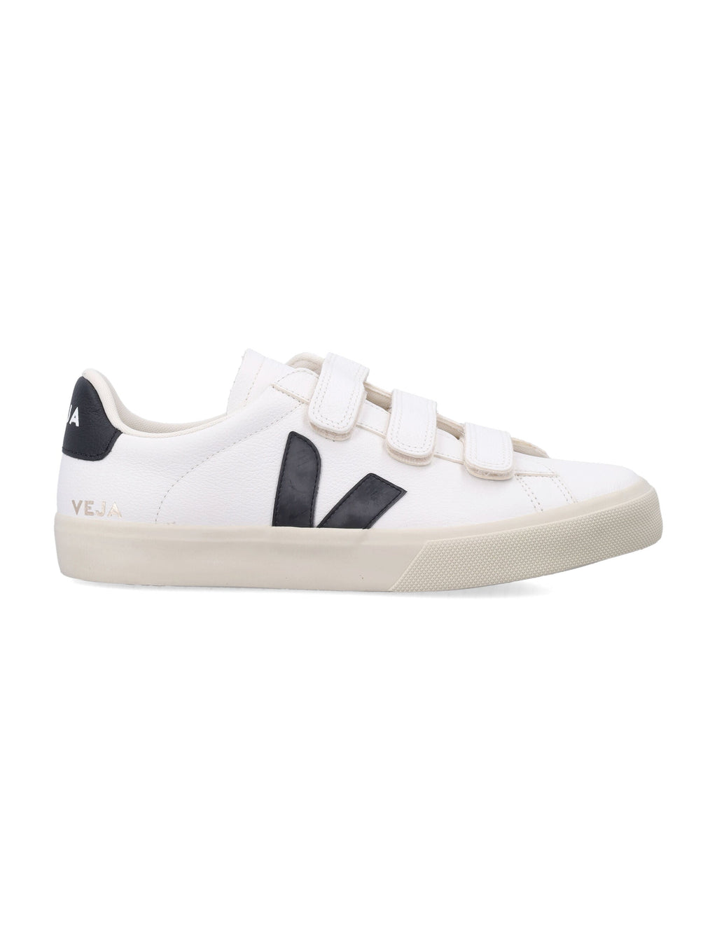 Veja Veja Recife Leather White And Black Sneakers