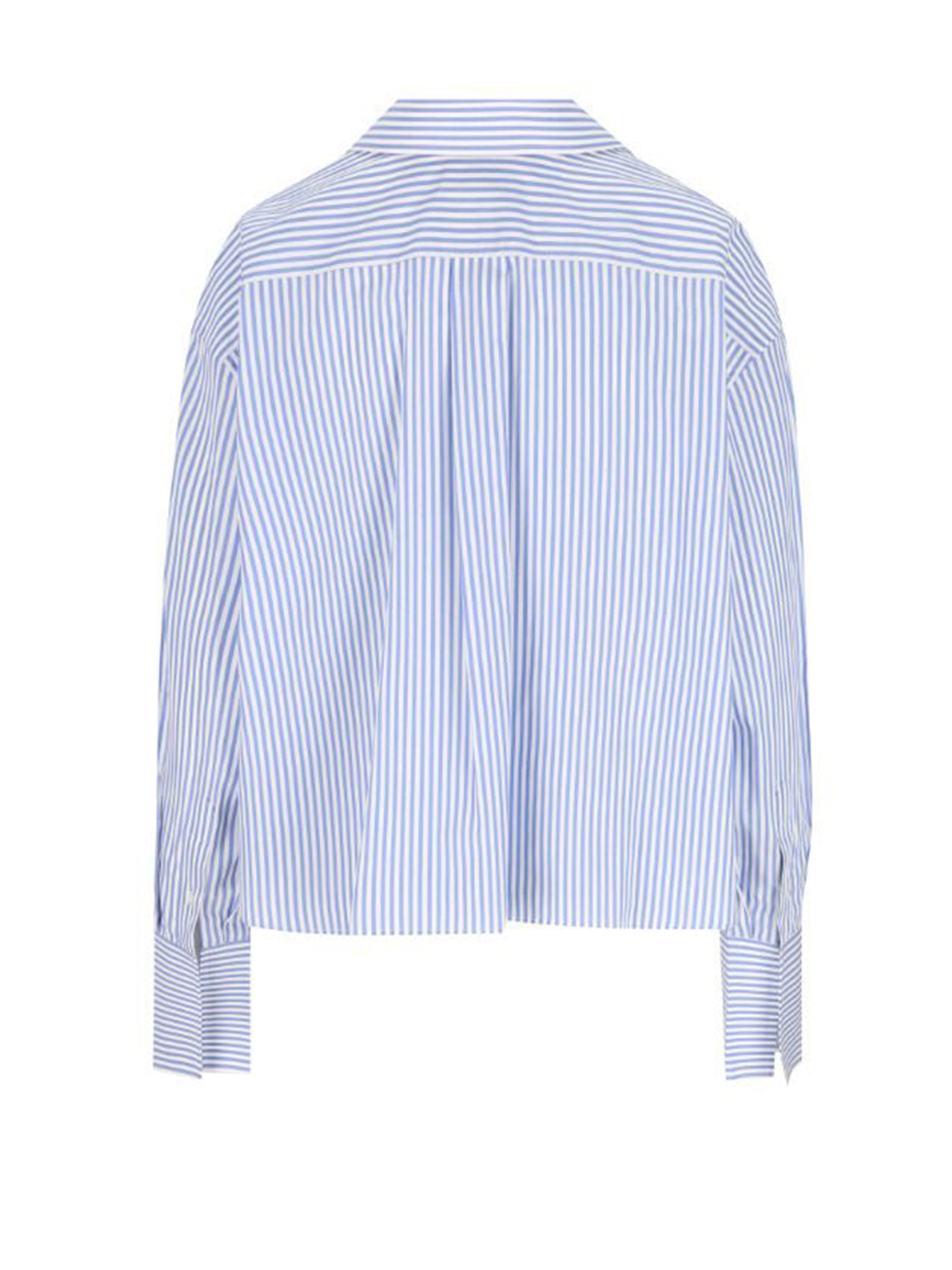 Celine Light Blue Cropped Cotton Shirt