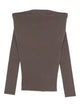 Rick Owens Wool Off-Shoulder Sweater
