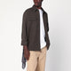 Destin  Military Green Wool Shirt