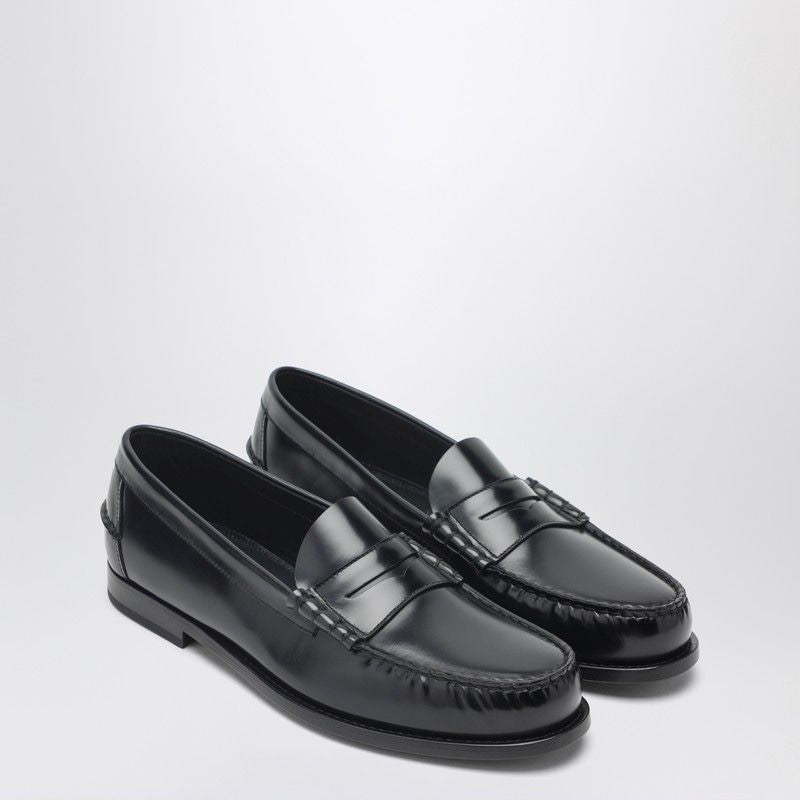 Church's Classic Black Leather Loafer
