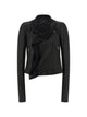 Rick Owens Scarf Biker Giacca In Pelle