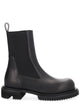 Rick Owens Black Leather Beatle Gabe Boots