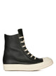 Rick Owens Black Milk Milk Leather Sneakers