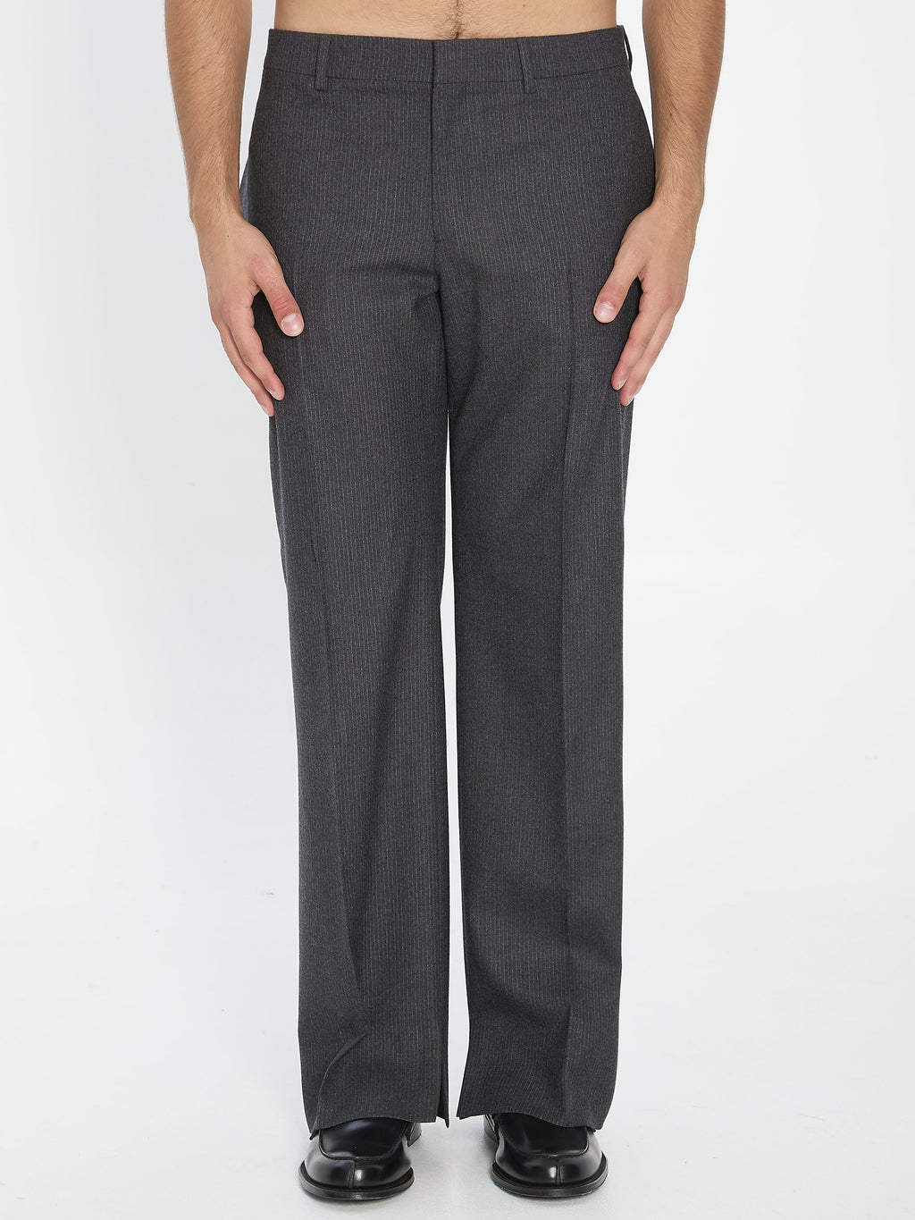 Celine Grey Wool Pants