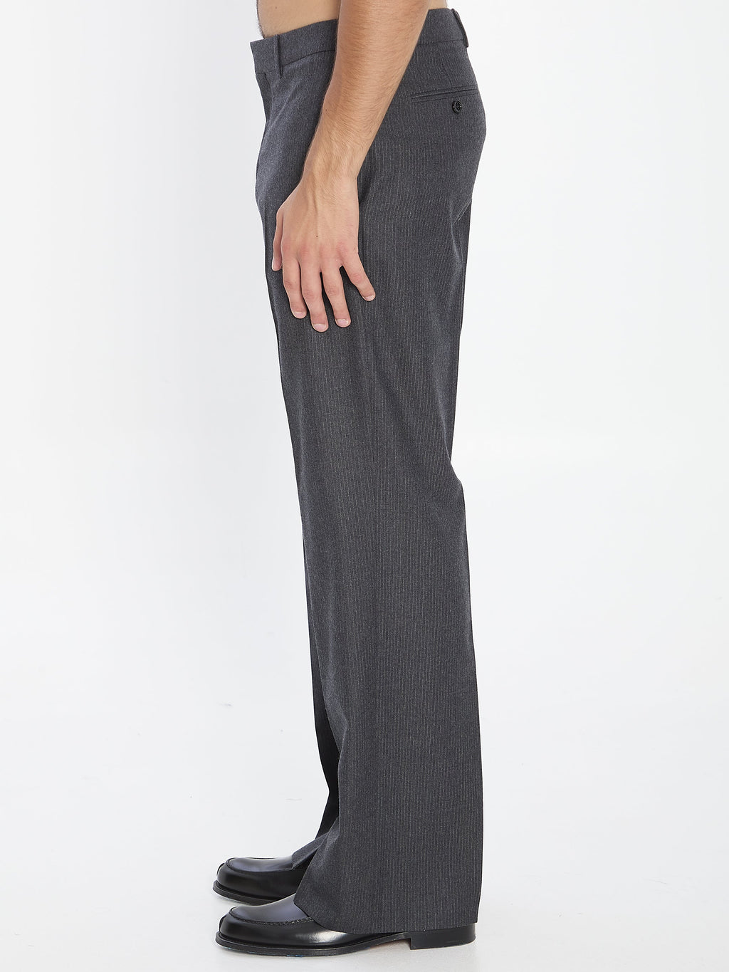 Celine Grey Wool Pants