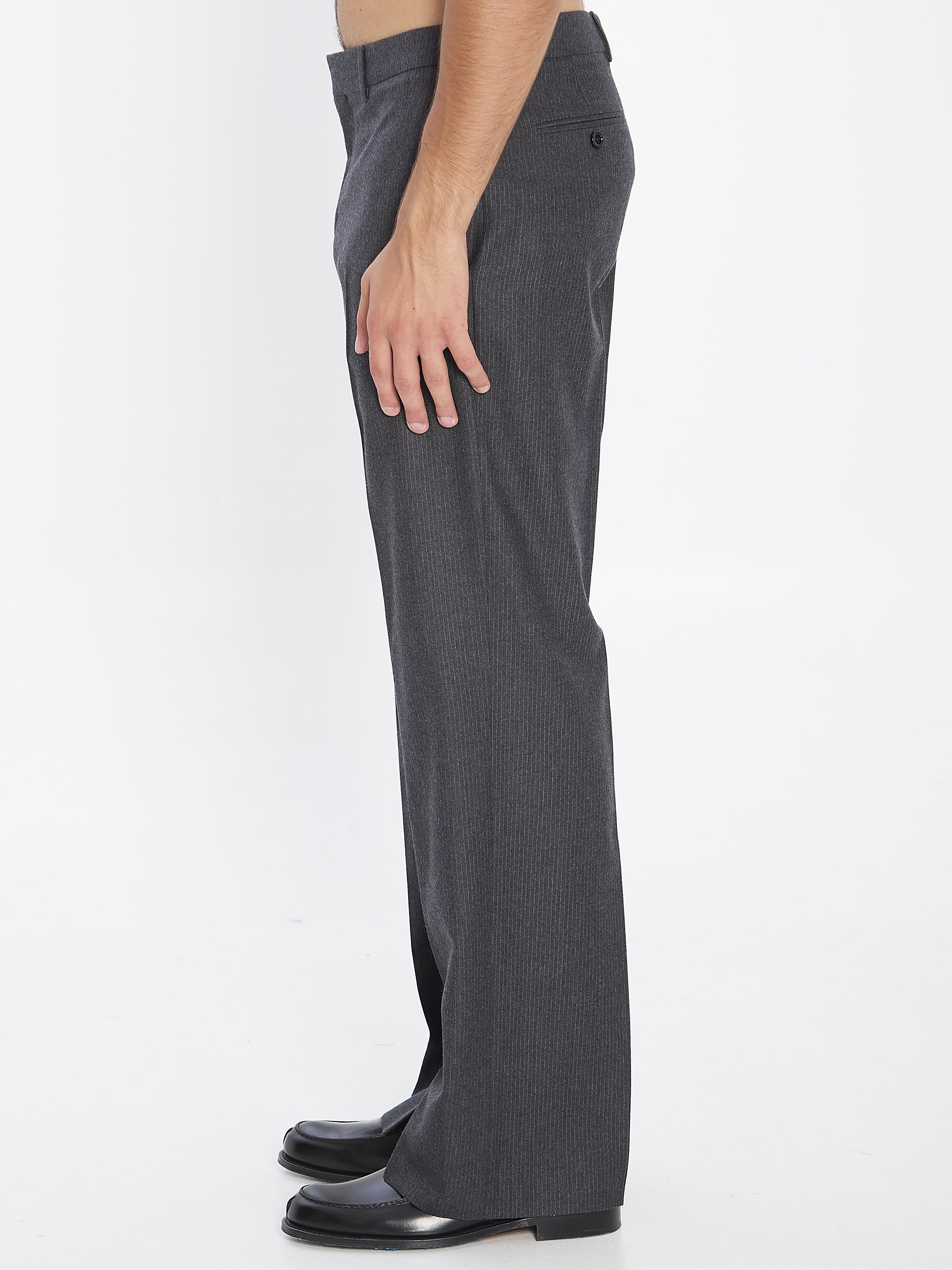 Celine Grey Wool Pants