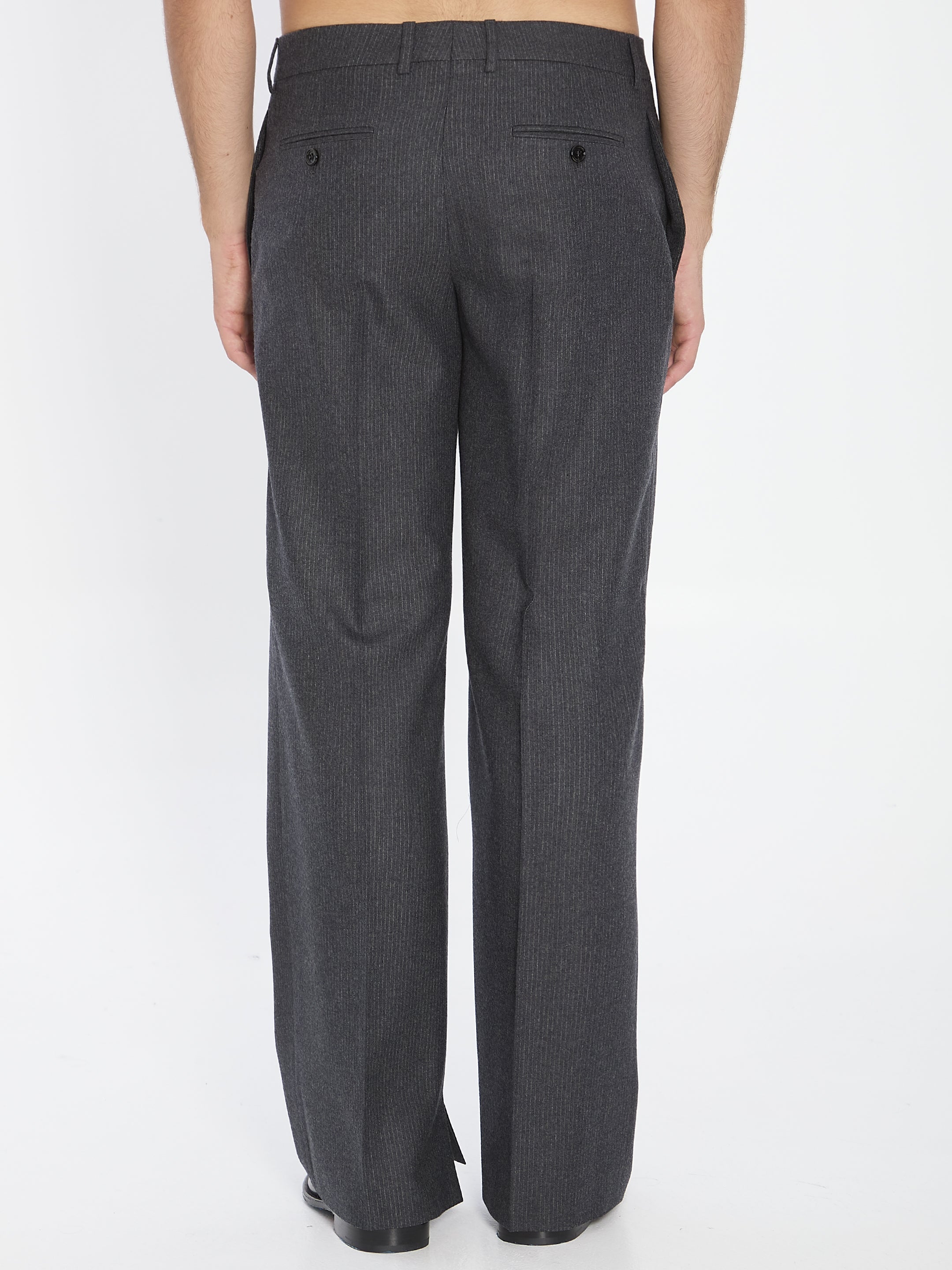 Celine Grey Wool Pants