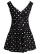 Self-Portrait Self-Portrait Black Polka Dot Mini Dress