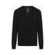 Rick Owens Black Oversized Extreme V-Neck Cotton Pullover