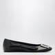Roger Vivier Black Patent Leather Ballet Flats