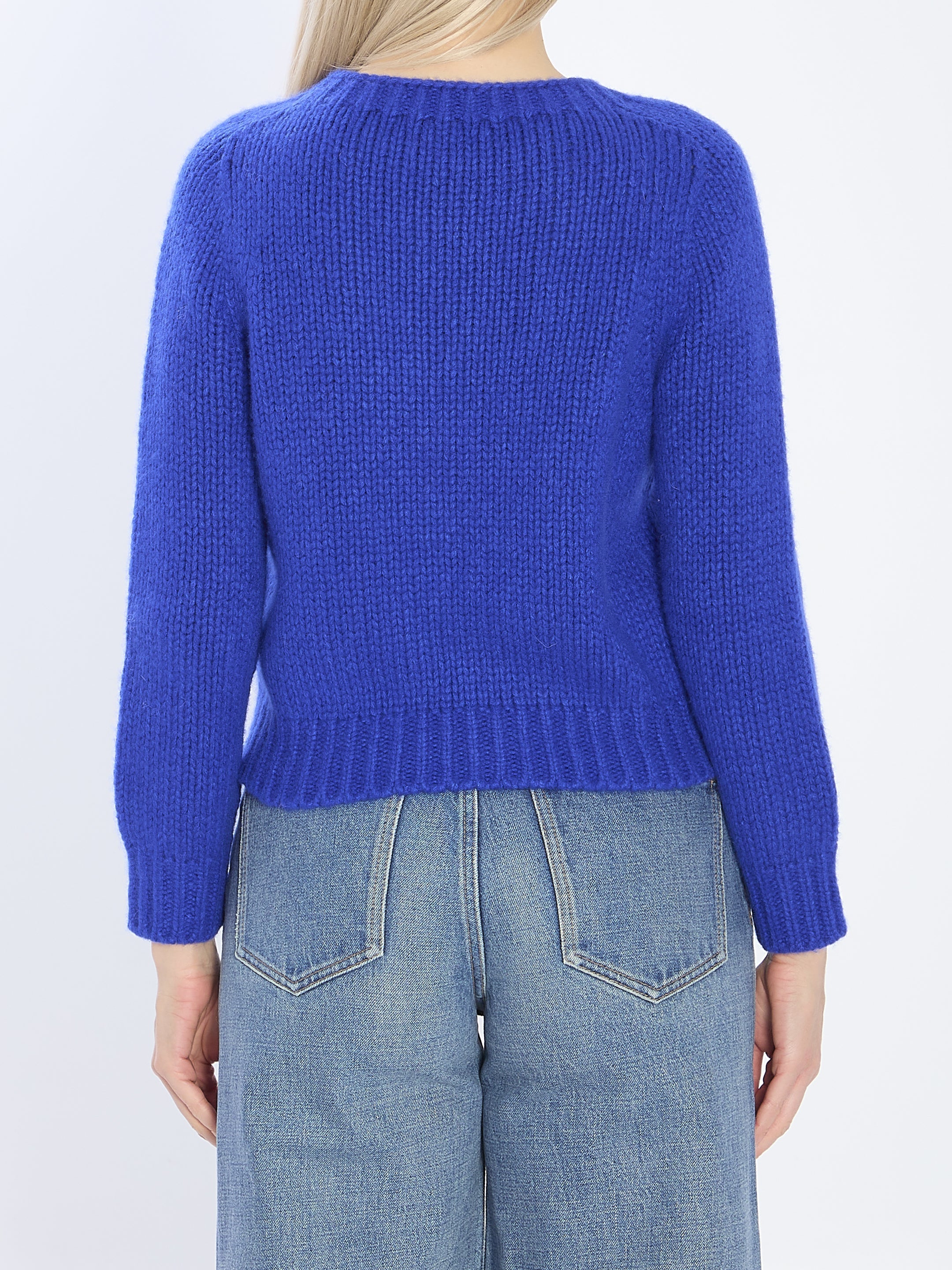 Celine Royal Blue Crewneck Sweater