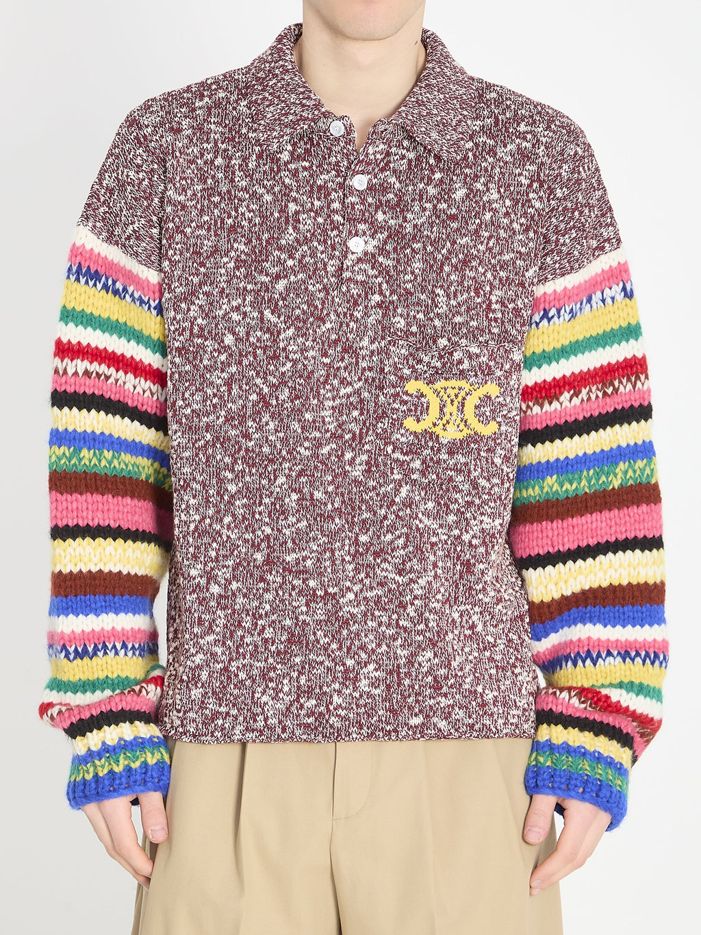 Celine Multicolor Cotton Polo