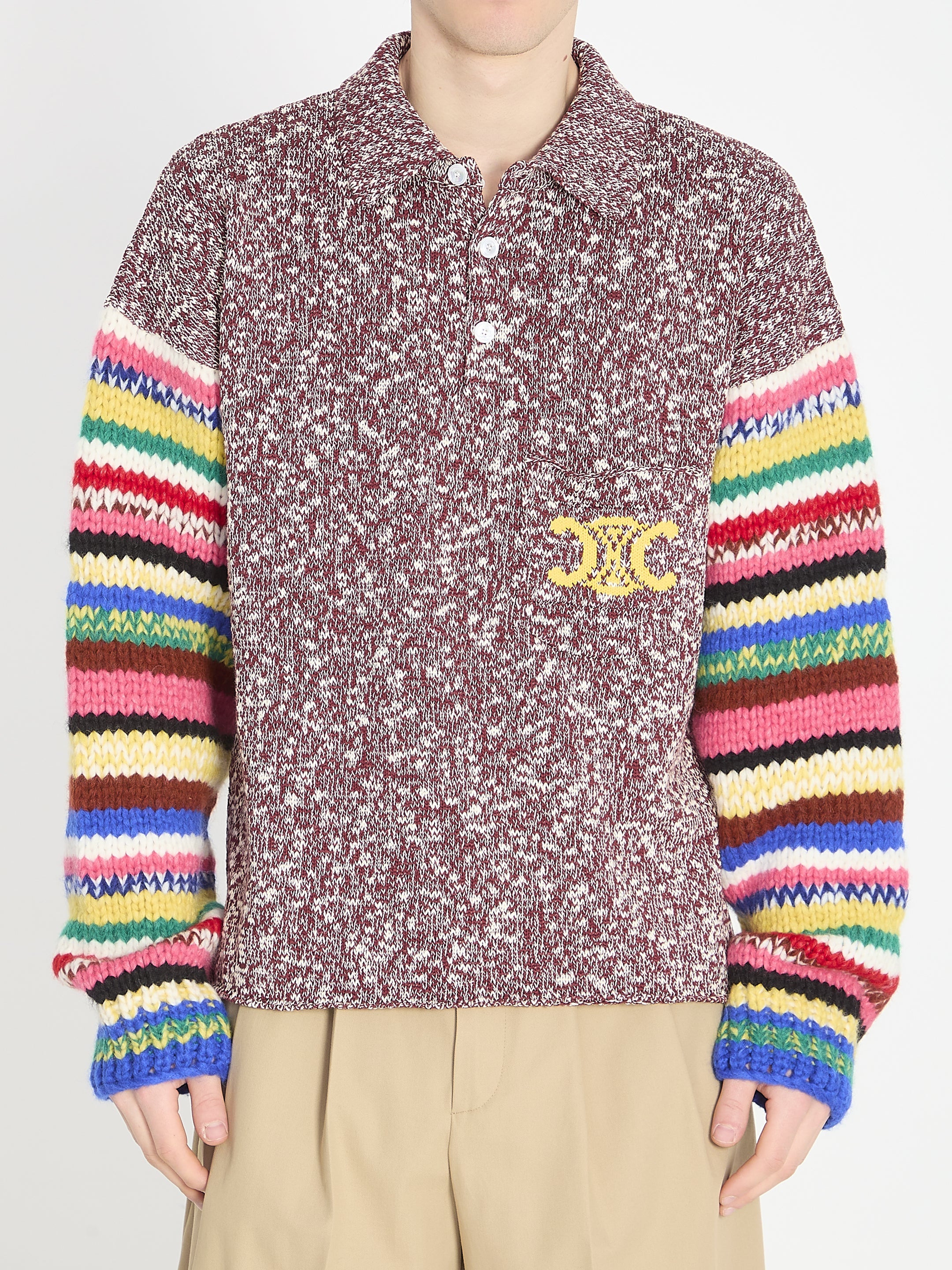 Celine Multicolor Cotton Polo