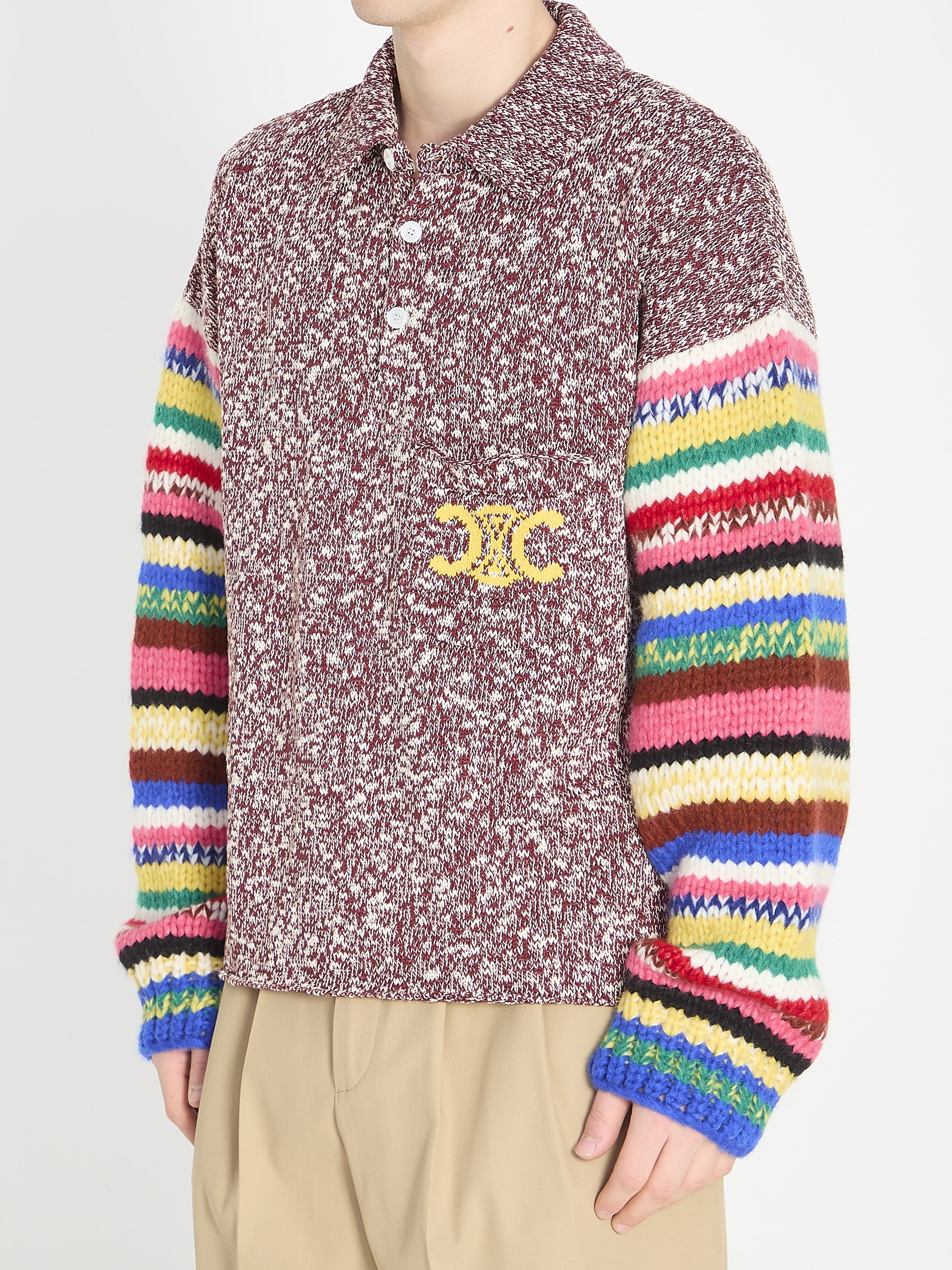 Celine Multicolor Cotton Polo