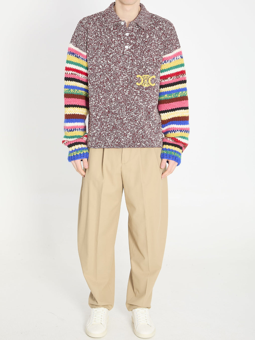 Celine Multicolor Cotton Polo