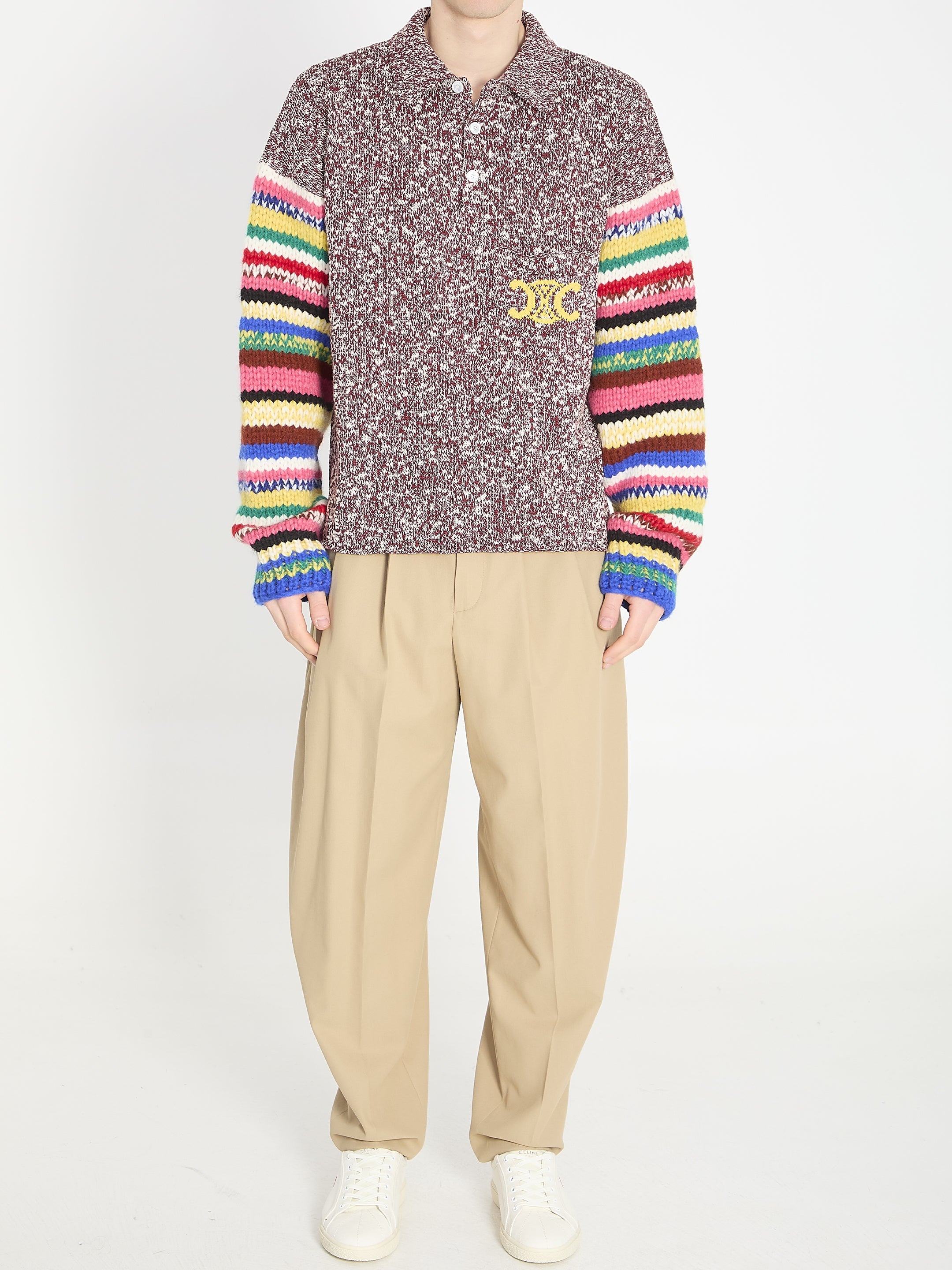 Celine Multicolor Cotton Polo