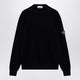 Stone Island Navy Blue Wool Crewneck Sweater