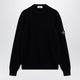 Stone Island Navy Blue Wool Crewneck Sweater