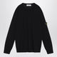Stone Island Navy Blue Wool Crew-Neck Sweater