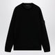 Stone Island Black Wool Crewneck Sweater