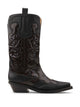 Ganni Black Leather Boots