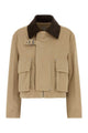 Loewe Beige Cotton Parka Coat