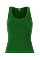 Loewe Grass Green Stretch Nylon Tank Top