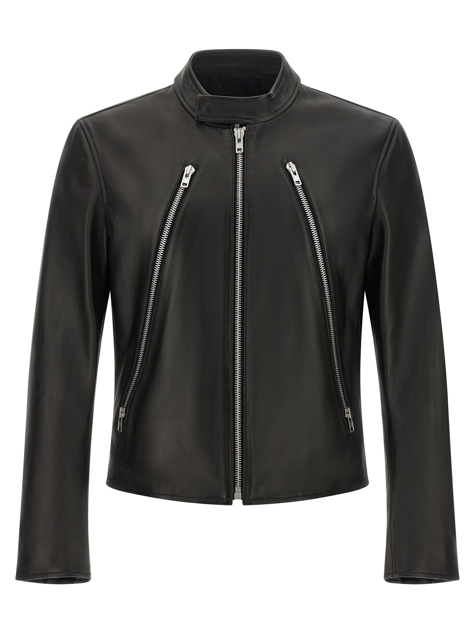 Maison Margiela '5-Zip' Leather Jacket – Monzix