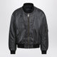 Maison Margiela Dark Grey Reversible Bomber In Nylon